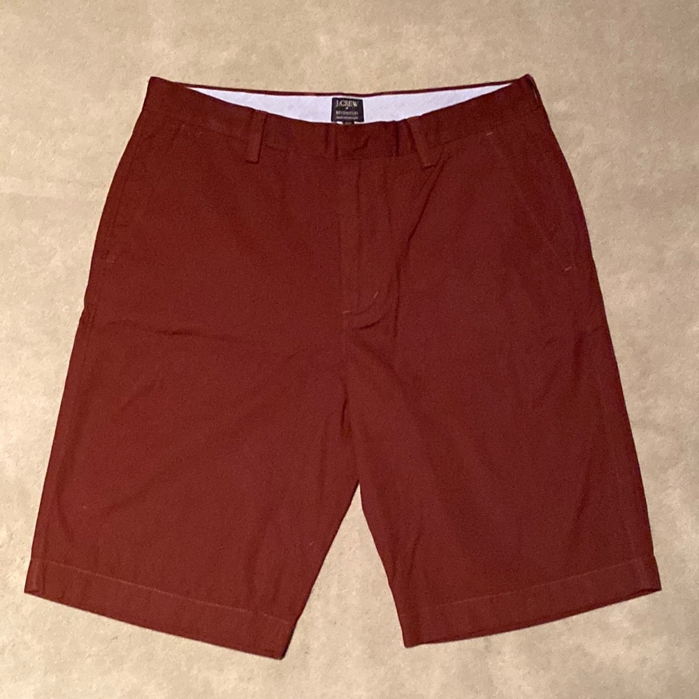 *NEVER WORN* J. Crew Rivington Khaki Shorts | Color: Burgandy | Size: 32W